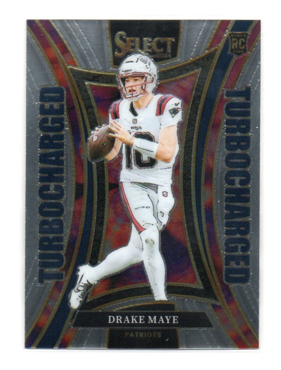 2024 Panini Select - Turbocharged Drake Maye #24 (RC)