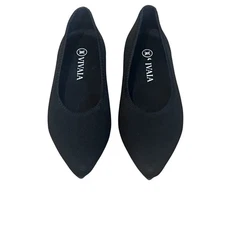 Vivaia Aria 5° black pointed-toe ballet flat size 38