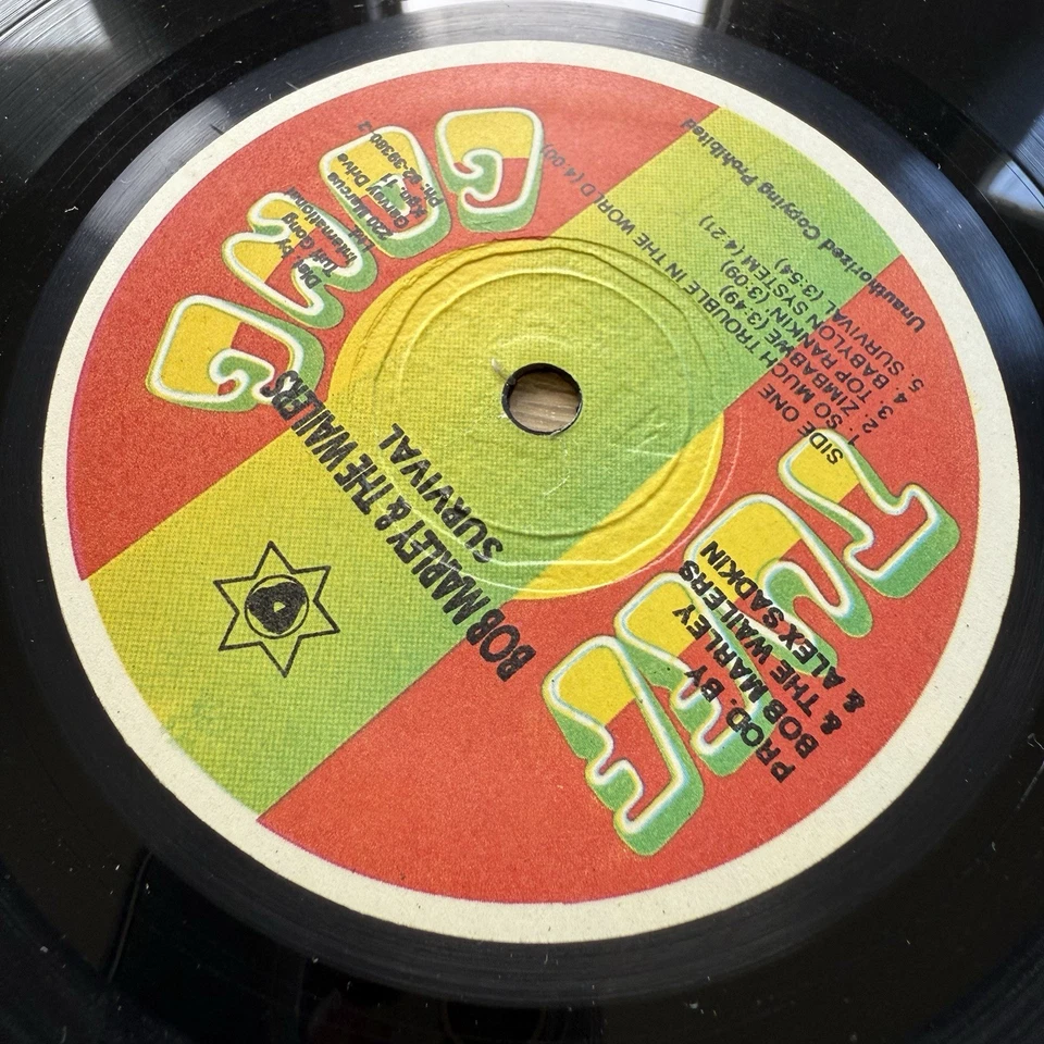 Bob Marley & The Wailers - Survival Jamaican Pressing Tuff Gong Records! - Image 4 of 4