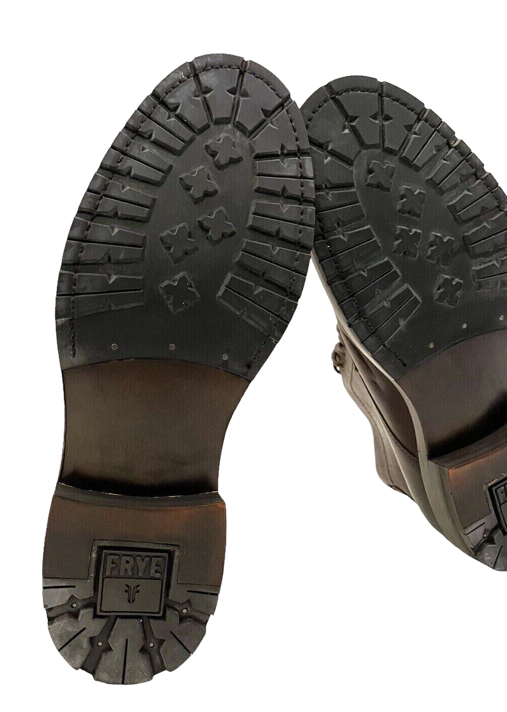 NEW Mens FRYE Dark Brown Leather Authentic Made In Mexico Lace Up Ankle