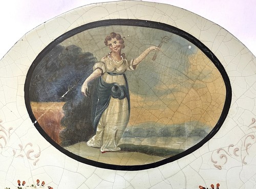 Original Revamped Hand-Painted Grandfather Longcase Clock Dial & Modern Movement - Picture 2 of 7