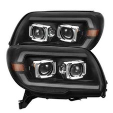 For 03-09 Toyota 4Runner PRO-Series Projector Headlights Black