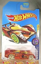 2017 Hot Wheels Treasure Hunt HW Glow Wheels 5/10 24 OURS Orange w/Glow Wheels