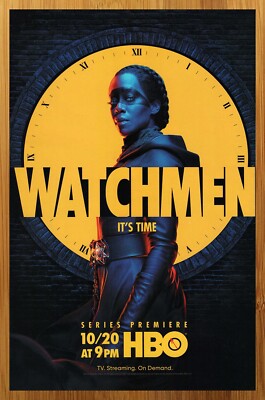 2019 Watchmen TV Series Print Ad/Poster Official HBO Superhero Show Promo  Art