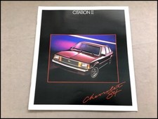 1984 Chevrolet Citation Ii 12-page Sales Brochure Catalog - Chevy X11 X-11