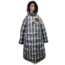 Fenty Puma By Rihanna Reversible Full Length Quilted Coat, Evening Blue, Xs