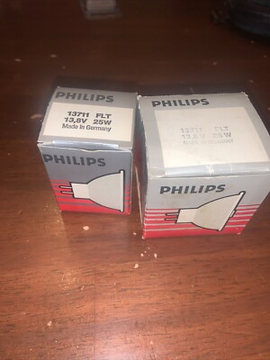 13.8V 25W 13711 Philips Bulb Lot Of 2