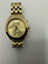 Marc By Marc Jacobs Peeker Chronograph Champagne Dial Gold Watch 2393