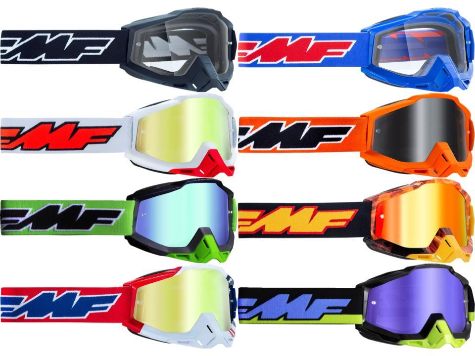 100% FMF Vision PowerBomb Rocket Us Of A Goggles Adult MX/ATV/UTV