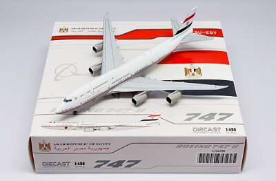 Egypt Government B747-8 Reg: SU-EGY JC Wings Scale 1:400 Diecast LH4318 (E)
