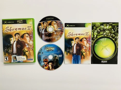 Shenmue 2 (Microsoft Xbox)  With Manual and Insert, 2-Disc's (Bonus DVD)  LN