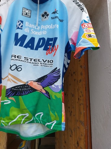 MAGLIA SHIRT MAILLOT Mapei CICLISMO CYCLISM BICI STELVIO 2006 MAPEI tg. 50 - Foto 5 di 10