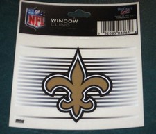 New Orleans Saints NFL Window Cling Decal By WinCraft - 3