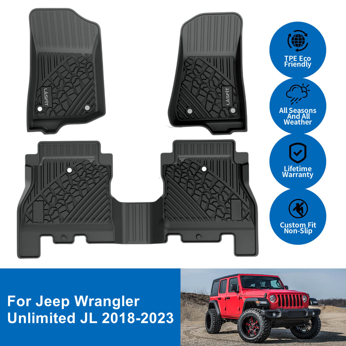 Total 43+ imagen all weather floor mats jeep wrangler unlimited