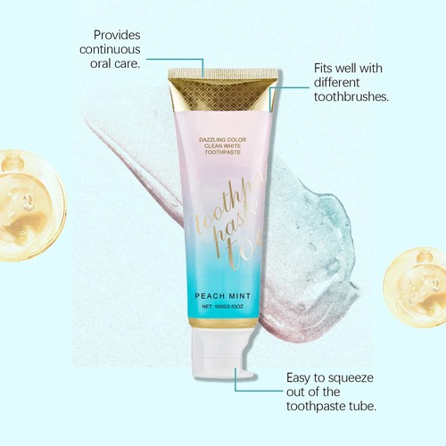 Peachloft Teeth Whitening Toothpaste, Peachloft Toothpaste, Peach Mint Toothpast - Picture 7 of 12