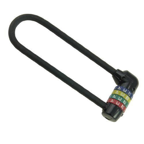 KATSU Lucchetto Combinazione 4 Cifre, Lucchetto a U Grillo Extra Lungo (T8X)
