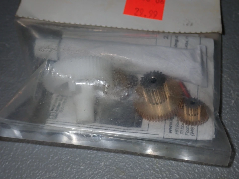 HPI Racing 80584 Metal Gear Conversion Set For SFL-10, HPI-10 Servo ONLY, NOS - Image 4 of 4