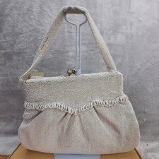 Vintage Beaded Formal Clutch Handbag Jeweled Clasp Eveningwear Wedding Walborgs
