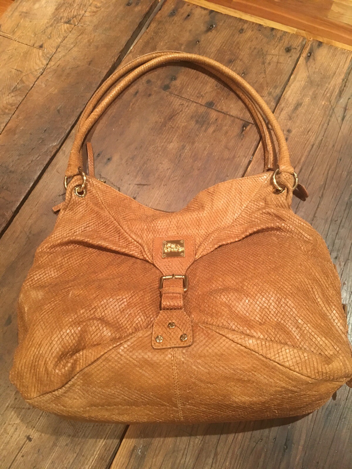 EUC Anthropologie Jenrigo Genuine Leather Bag Tan XL … Gem