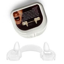 Halloween Vampire Fangs Retractable Fake Teeth Cosplay Party Makeup Zombie Teeth