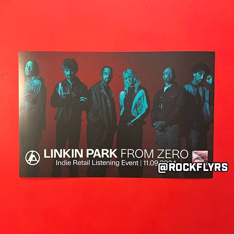 Linkin Park From Zero Listening Event 11" X 17" Poster 2024