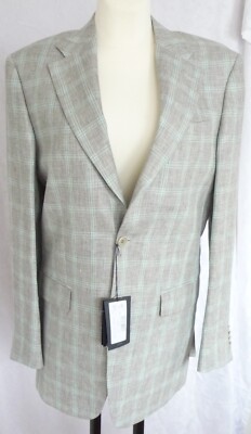 Men's luxury sport coat by Regent size 94 handmade in Italy