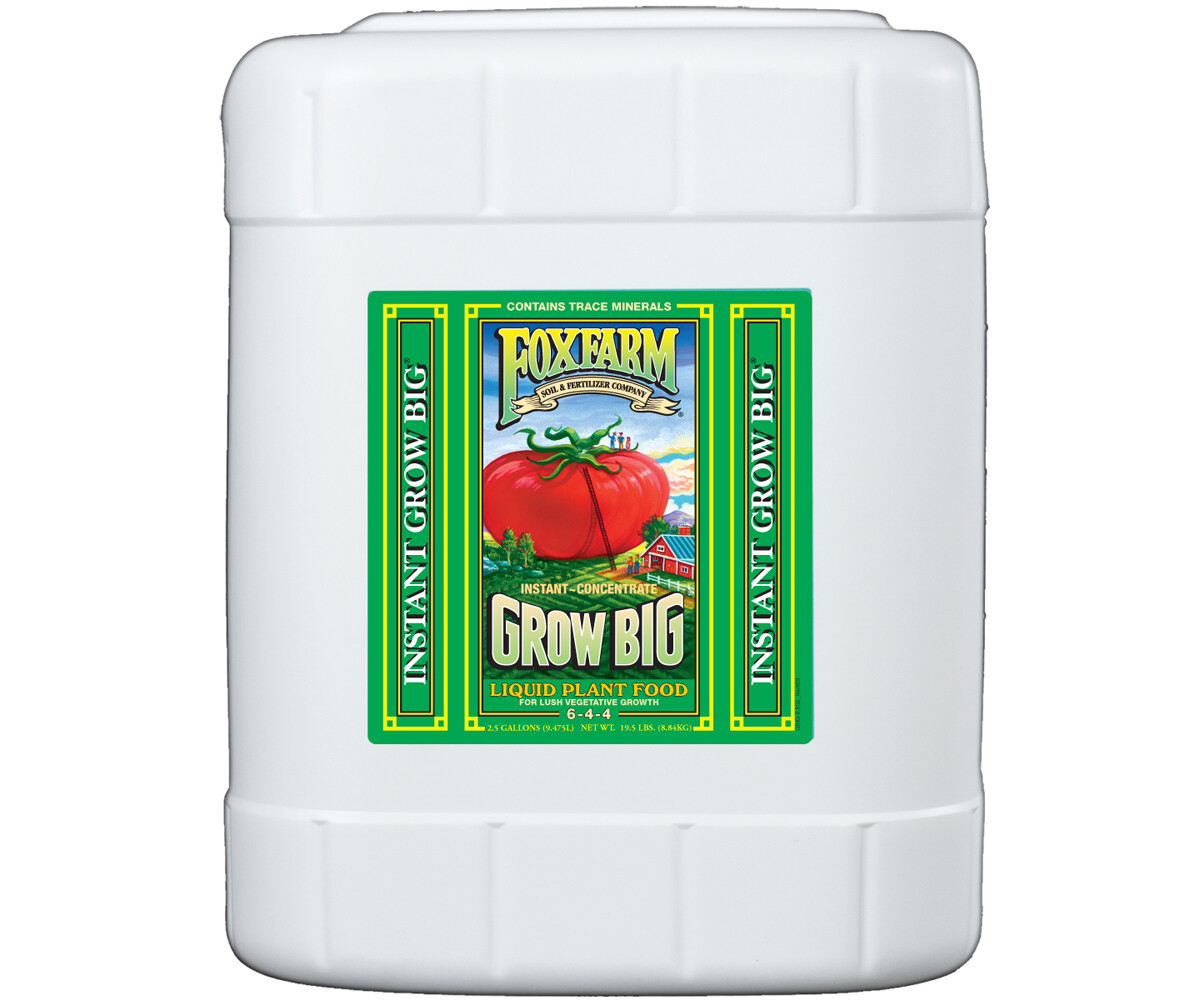 Fox Farm Grow Big Soil 1 Quart, 32oz, 1 Gallon qt nutrients foxfarm