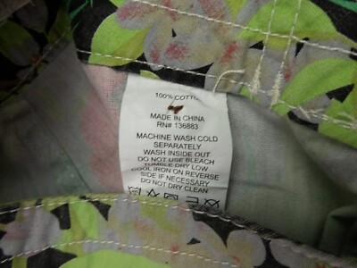 オーダー 3rd & Army Boardshorts Mens 38 (Tag 36) Green Tropical Floral
