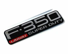 1pcs New 1999-2004 F-350 Lariat Super Duty RH & LH Fender Emblems Nameplate