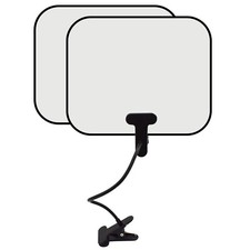 2 PCS Laptop Sun Shade with Adjustable Clip Stand, Portable Laptop Sun Shade ...