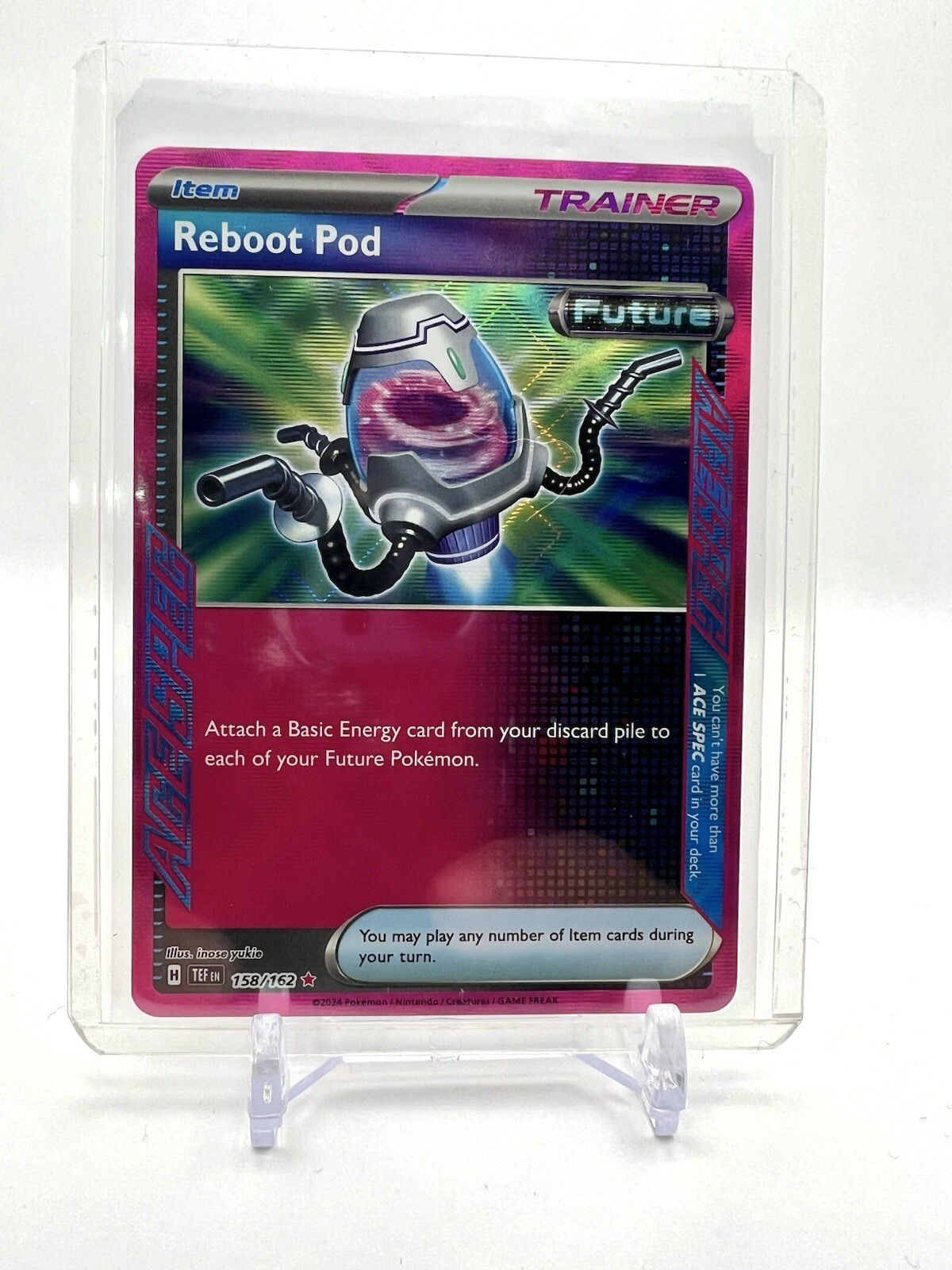 Reboot Pod Pokémon TCG Temporal Forces Ace Spec Rare Trainer 158/162 NM/Mint
