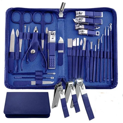 30 Teile Maniküre Schneider Nagelknipser Set Haushalt Edelstahl Nagelschere - Bild 15 von 22