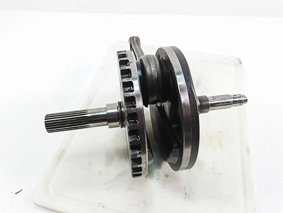 2009 Harley FXDC Dyna Super Glide Custom Crank Shaft Flywheel - Read 24100021 - Image 3 of 4