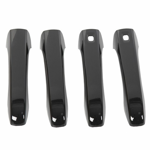 4pcs Exterior Door Handle Shell Decor Cover Trim for Dodge Durango 2011+ Black - Picture 9 of 13