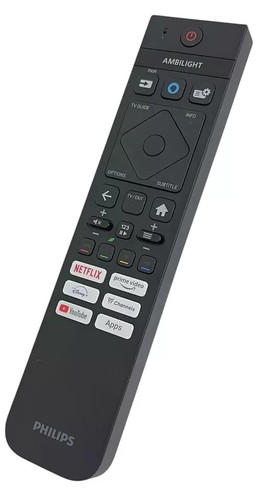 CONTROL REMOTO INTELIGENTE PHILIPS THE ONE AMBILIGHT 43PUS8949/12 398GM10BEPHNU000CR NETFLIX - Imagen 1 de 3