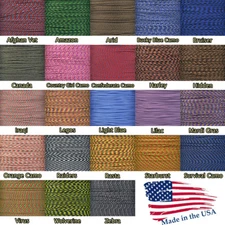 95 LB Type 1 Paracord 1 Strand 2 Ply Cord Various Colors 10, 25, 50, 100 Feet