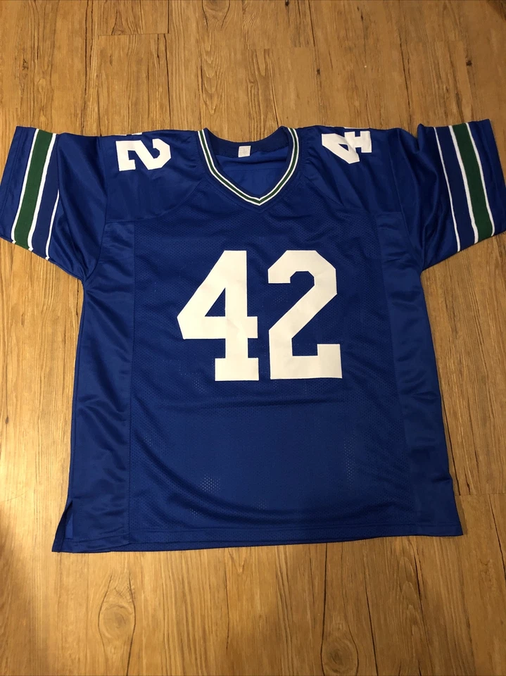 CHRIS WARREN SIGNED JERSEY SEATTLE SEAHAWKS Legend PSA WITNESS 3x Pro Bowl AUTO - Image 4 of 4