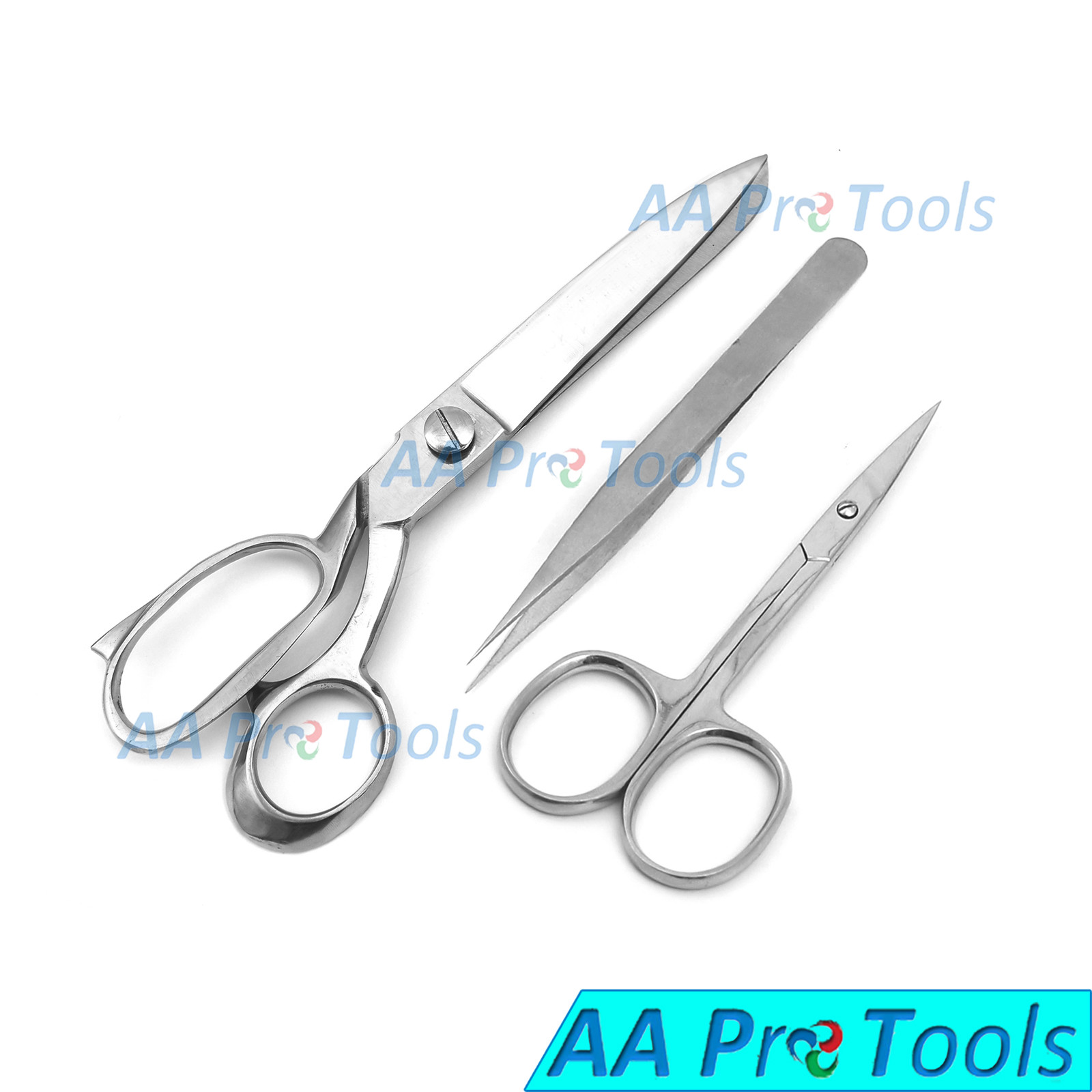 10-inch Stainless Steel Tailor Scissors for Embroidery and Upholstery Fabric Cutting-image