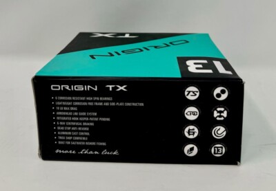 13 FISHING " ORIGIN TX " 7.3:1 BAITCAST REEL * NEW * LH -- OTX7.3-LH | eBay