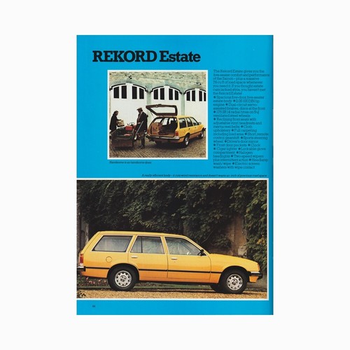 Original 1978 Opel Sales Brochure - Picture 5 of 6