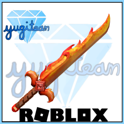 Roblox Murder Mystery 2 MM2 Flames Godly Knife Fast Shipping! | eBay