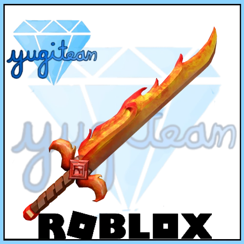 Roblox Murder Mystery 2 MM2 Flames Godly Knife Fast Shipping! - Picture 1 of 1