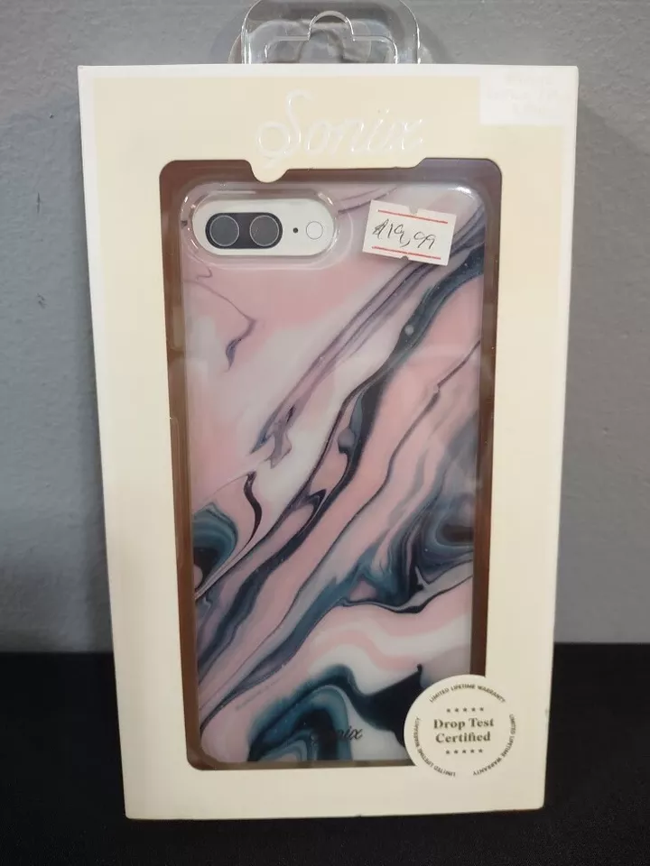 Sonix Apple iPhone 6+ 6s+ 7+ 8+ Plus Blush Quartz Luxe Marble Phone Case Cover - Image 3 of 4