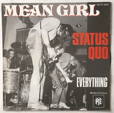 STATUS QUO MEAN GIRL 7" French 1973 NMint