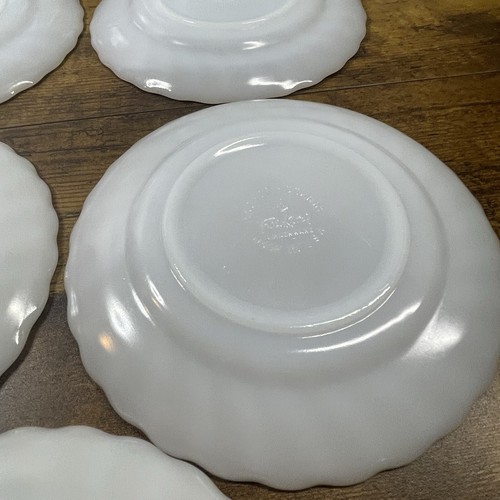 Anchor Hocking Fire King, 7 Plates 7 1/4 inches Made in USA Vintage - Picture 14 of 19