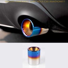For Mazda CX-50 23-25 Blue Steel Rear Tail Exhaust Muffler Tip Pipe End trim 1pc
