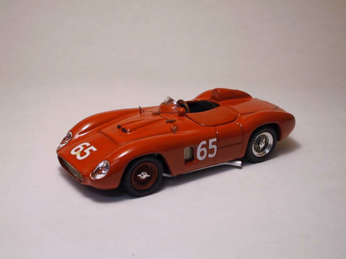 Miniature Ferrari 500 TR N°65 – Supercortemaggiore Monza 1956 – Art Model 1/43