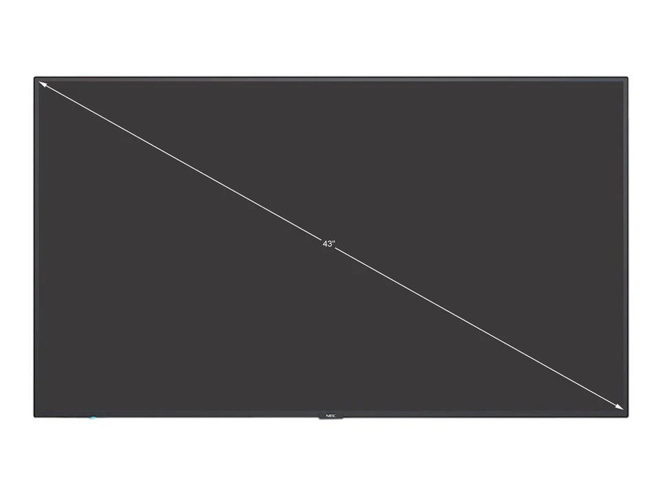 NEC MultiSync P435 Negro 43" 3840 x 2160 (4K) 1,07 mil millones de colores habla incorporada Foto 2 de 3