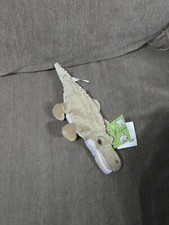 Discovery Channel Crocodile Bean Bag Plush 12" Tags Attached