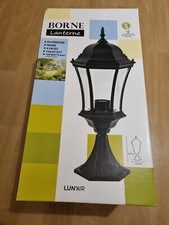 borne lanterne aluminium exterieur E27 100W neuf